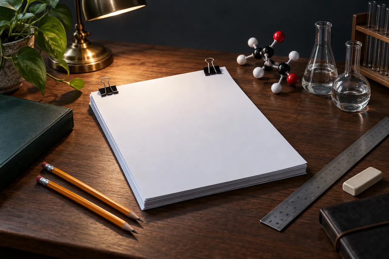 Past-year Chemistry revision papers arranged with laboratory study materials